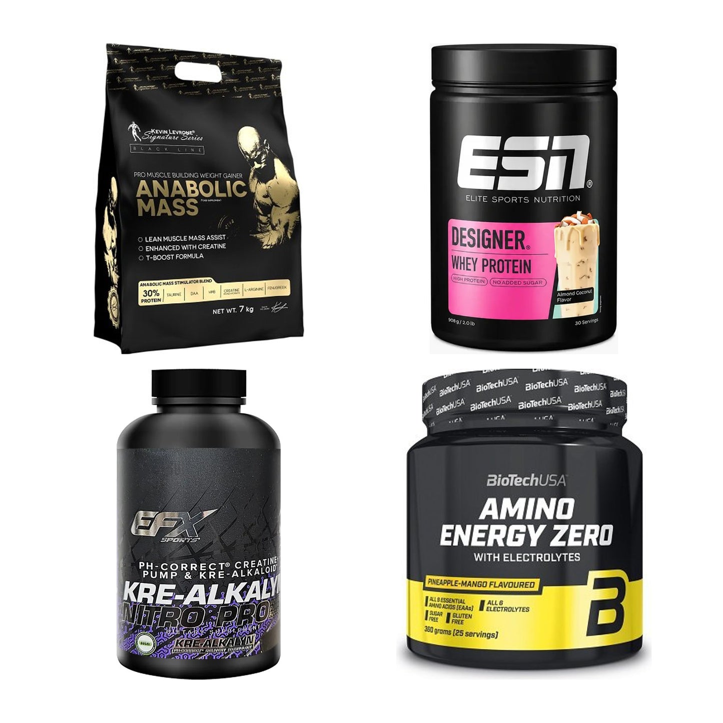 Masseaufbau für Fortgeschrittene: Kevin Levrone Anabolic + 3 weitere – alle enthaltenen Artikel