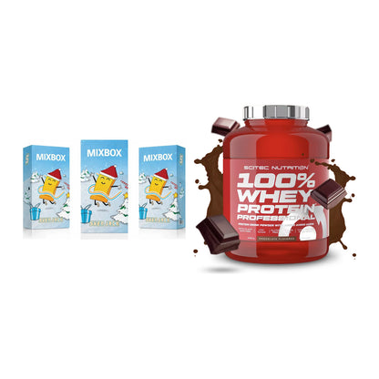 Protein-Frühstücks-Set: Sven Jack MIXBOX + Scitec 100% Whey – alle enthaltenen Artikel