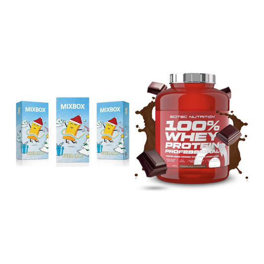 Protein-Frühstücks-Set: Sven Jack MIXBOX + Scitec 100% Whey – alle enthaltenen Artikel