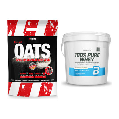 Protein-Frühstücks-Set: Sinob Instant Oats + BioTech 100% Pure Whey – alle enthaltenen Artikel