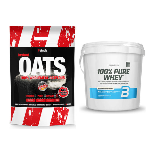 Protein-Frühstücks-Set: Sinob Instant Oats + BioTech 100% Pure Whey – alle enthaltenen Artikel