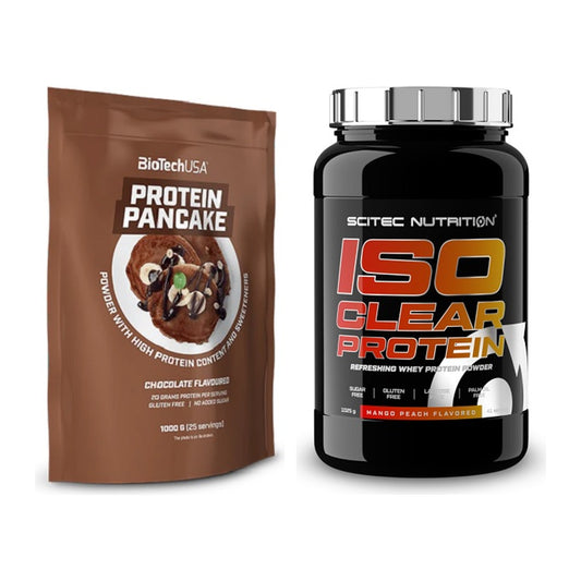 Protein-Frühstücks-Set: BioTech Protein + Scitec IsoClear – alle enthaltenen Artikel