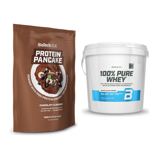 Protein-Frühstücks-Set: BioTech Protein + BioTech 100% Pure – alle enthaltenen Artikel