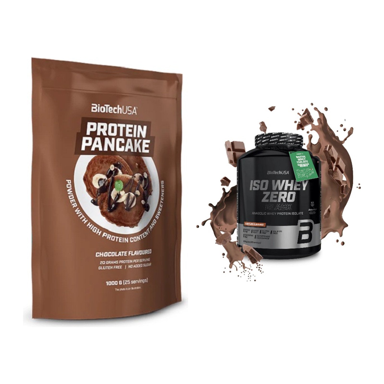 Protein-Frühstücks-Set: BioTech Protein + BioTech Iso Whey Zero – alle enthaltenen Artikel