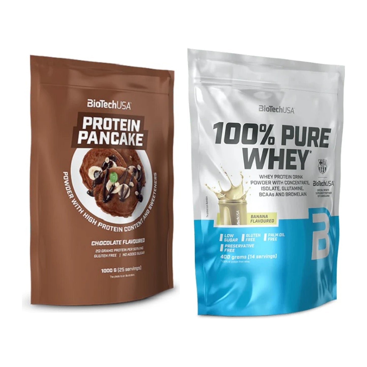 Protein-Frühstücks-Set: BioTech Protein + BioTech 100% Pure – alle enthaltenen Artikel