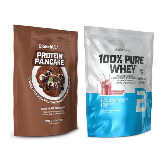 Protein-Frühstücks-Set: BioTech Protein + BioTech 100% Pure – alle enthaltenen Artikel