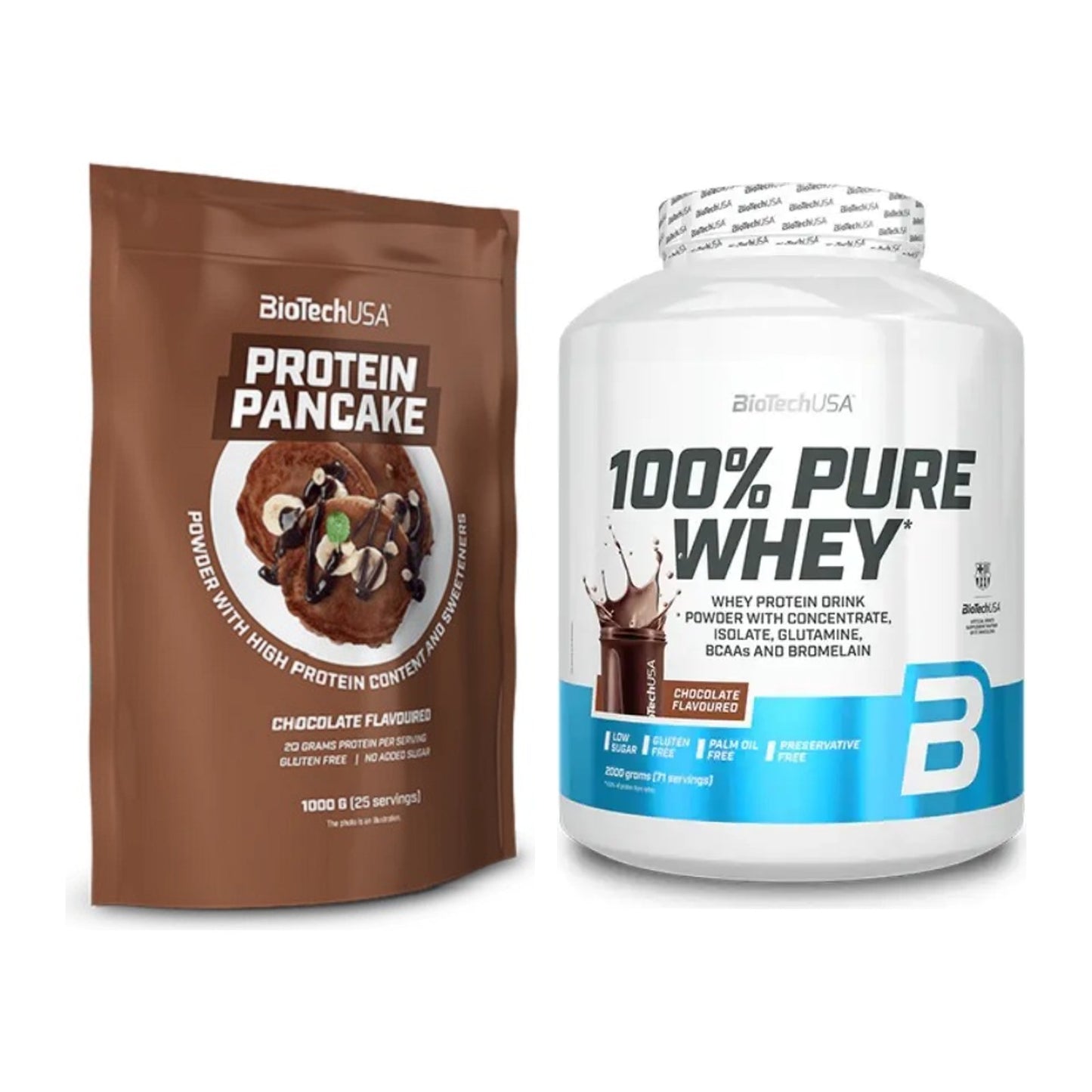 Protein-Frühstücks-Set: BioTech Protein + BioTech 100% Pure – alle enthaltenen Artikel