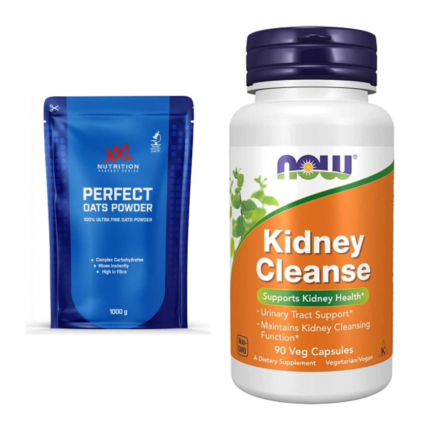 Protein-Frühstücks-Set: XXL Nutrition Perfect + NOW Foods Kidney – alle enthaltenen Artikel