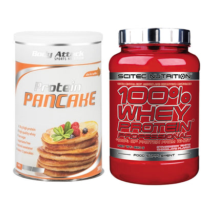 Protein-Frühstücks-Set: Body Attack Protein + Scitec 100% Whey – alle enthaltenen Artikel