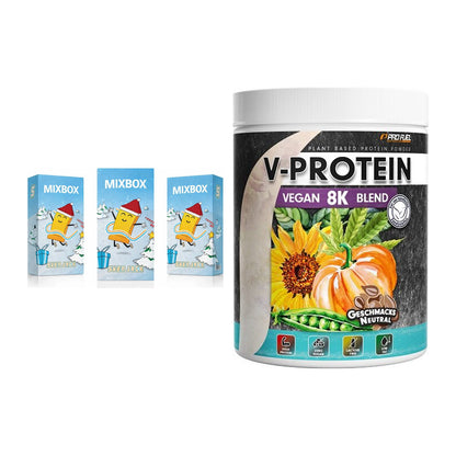 Protein-Frühstücks-Set: Sven Jack MIXBOX + ProFuel V-Protein – alle enthaltenen Artikel