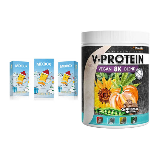Protein-Frühstücks-Set: Sven Jack MIXBOX + ProFuel V-Protein – alle enthaltenen Artikel