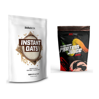 Protein-Frühstücks-Set: BioTech Instant Oats + Big Zone Clear Whey – alle enthaltenen Artikel