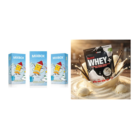Protein-Frühstücks-Set: Sven Jack MIXBOX + Sinob Honest Whey+ – alle enthaltenen Artikel