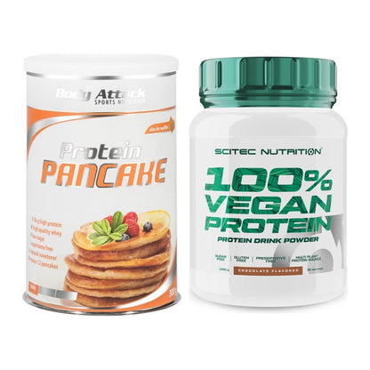 Protein-Frühstücks-Set: Body Attack Protein + Scitec 100% Vegan – alle enthaltenen Artikel