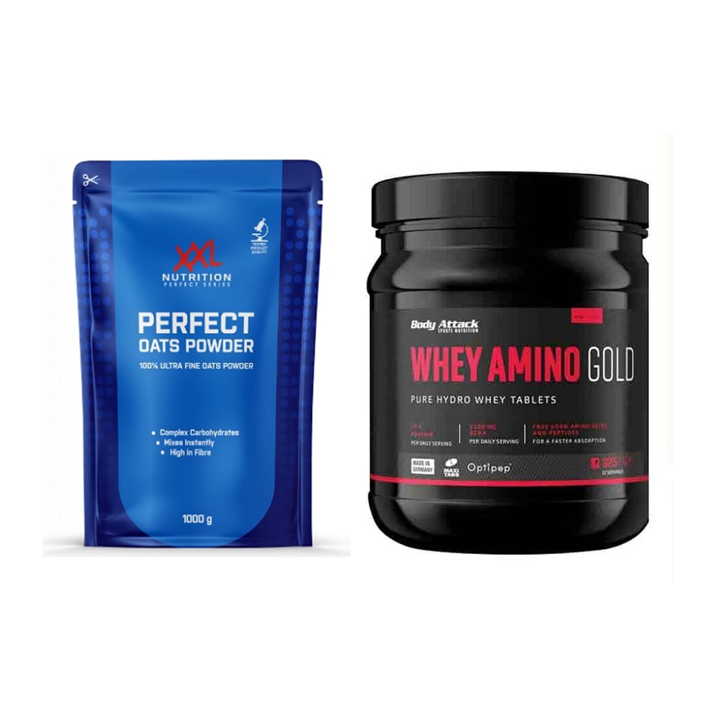 Protein-Frühstücks-Set: XXL Nutrition Perfect + Body Attack Whey – alle enthaltenen Artikel
