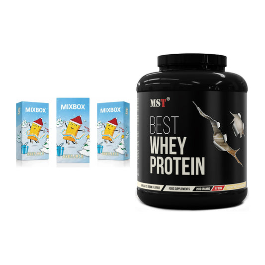 Protein-Frühstücks-Set: Sven Jack MIXBOX + MST Best Whey Protein – alle enthaltenen Artikel