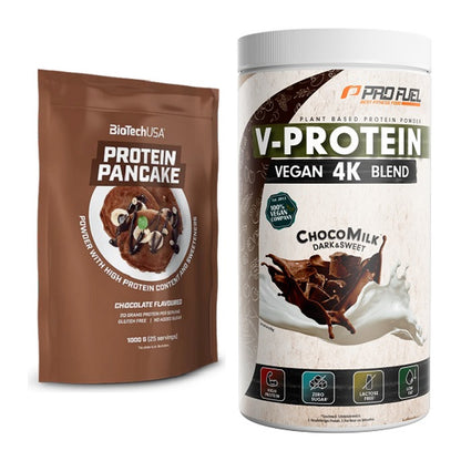 Protein-Frühstücks-Set: BioTech Protein + ProFuel V-PROTEIN – alle enthaltenen Artikel