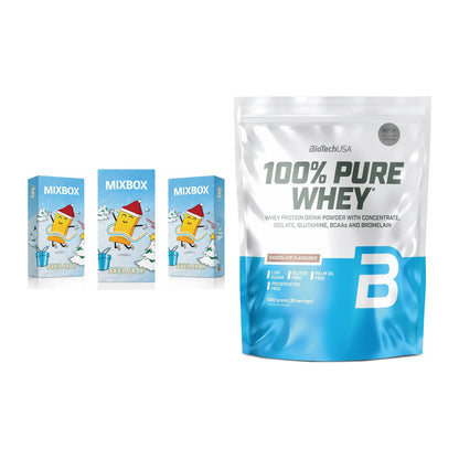 Protein-Frühstücks-Set: Sven Jack MIXBOX + BioTech 100% Pure – alle enthaltenen Artikel