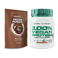 Protein-Frühstücks-Set: BioTech Protein + Scitec 100% Vegan – alle enthaltenen Artikel