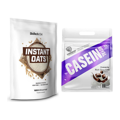 Protein-Frühstücks-Set: BioTech Instant Oats + Swedish Supplements – alle enthaltenen Artikel