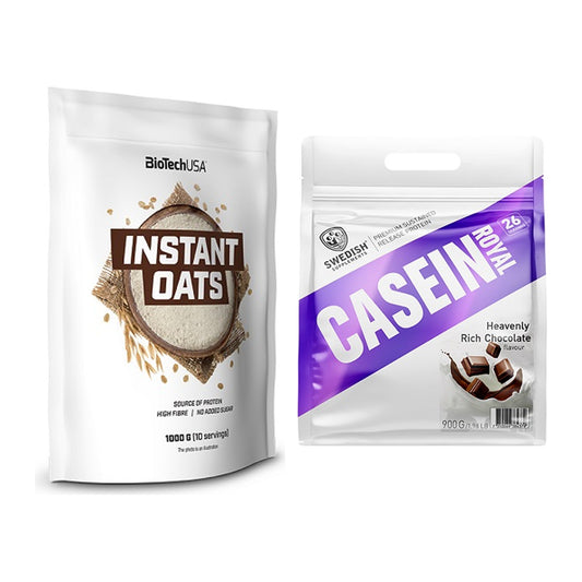 Protein-Frühstücks-Set: BioTech Instant Oats + Swedish Supplements – alle enthaltenen Artikel