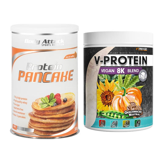 Protein-Frühstücks-Set: Body Attack Protein + ProFuel V-Protein – alle enthaltenen Artikel