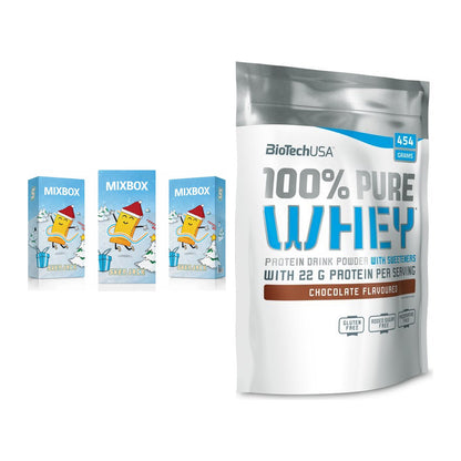 Protein-Frühstücks-Set: Sven Jack MIXBOX + BioTech 100% Pure – alle enthaltenen Artikel
