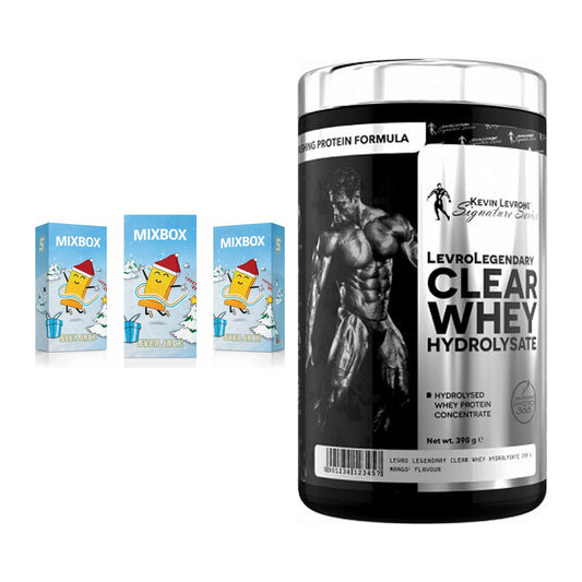 Protein-Frühstücks-Set: Sven Jack MIXBOX + Kevin Levrone Clear – alle enthaltenen Artikel