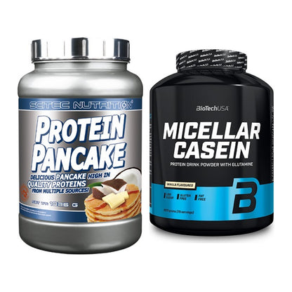 Protein-Frühstücks-Set: Scitec Protein + BioTech Micellar – alle enthaltenen Artikel