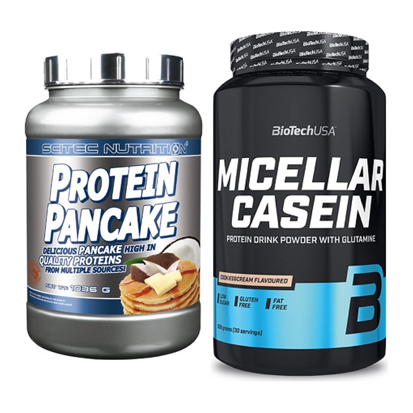 Protein-Frühstücks-Set: Scitec Protein + BioTech Micellar – alle enthaltenen Artikel