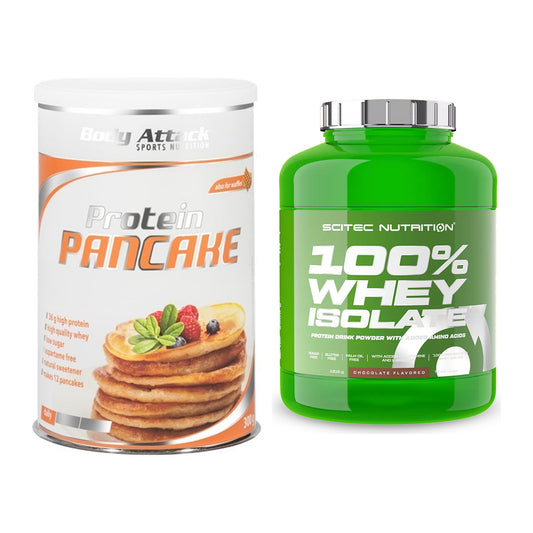 Protein-Frühstücks-Set: Body Attack Protein + Scitec Whey Isolate – alle enthaltenen Artikel