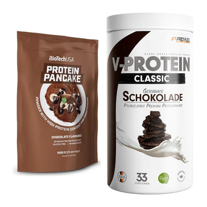 Protein-Frühstücks-Set: BioTech Protein + ProFuel VEGAN PROTEIN – alle enthaltenen Artikel
