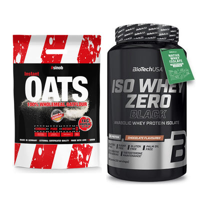 Protein-Frühstücks-Set: Sinob Instant Oats + BioTech Iso Whey Zero – alle enthaltenen Artikel