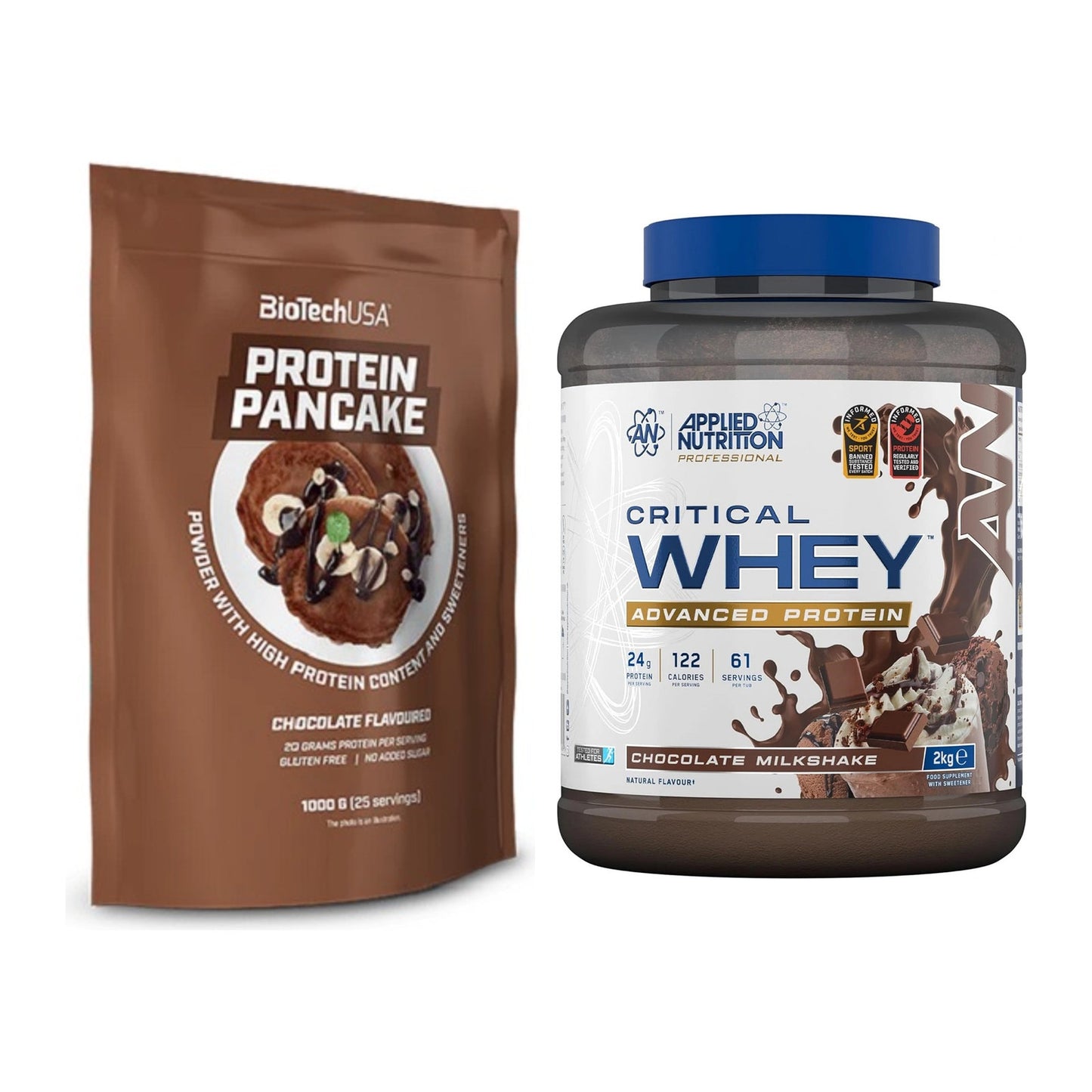 Protein-Frühstücks-Set: BioTech Protein + Applied Nutrition – alle enthaltenen Artikel