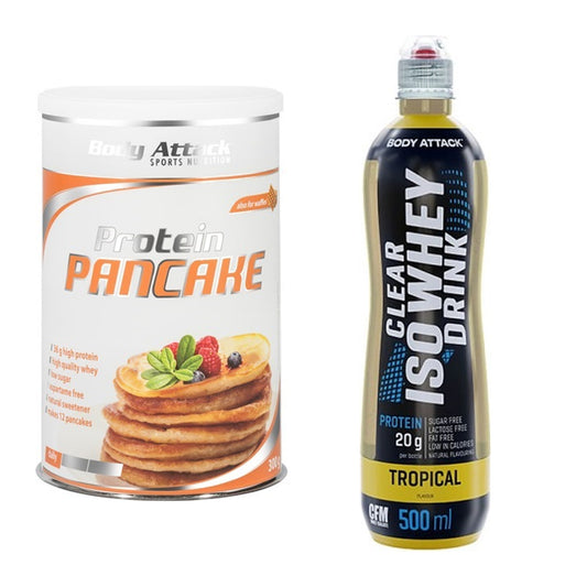 Protein-Frühstücks-Set: Body Attack Protein + Body Attack Clear Iso – alle enthaltenen Artikel