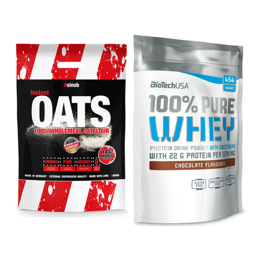 Protein-Frühstücks-Set: Sinob Instant Oats + BioTech 100% Pure Whey – alle enthaltenen Artikel