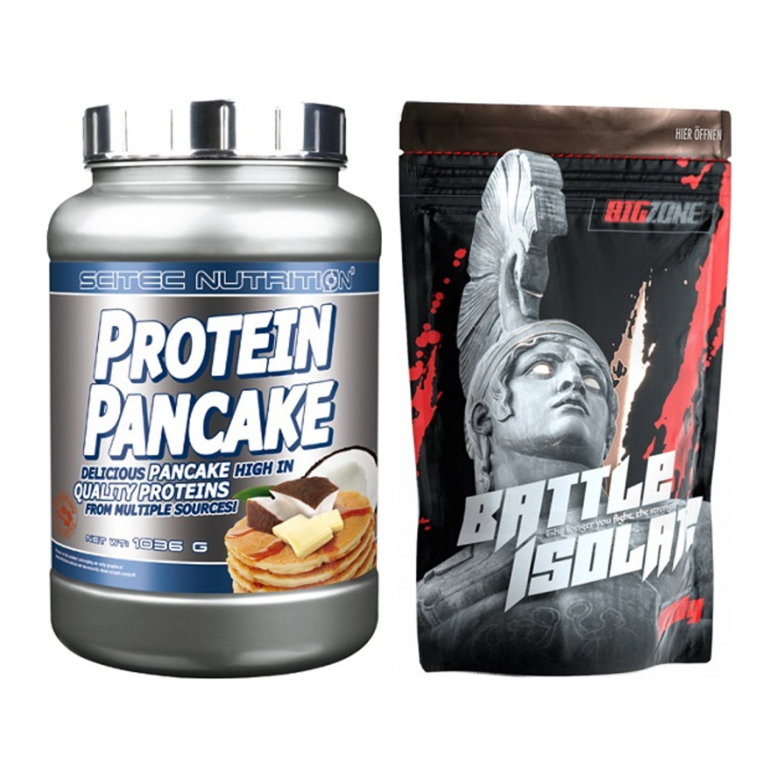 Protein-Frühstücks-Set: Scitec Protein + Big Zone Battle – alle enthaltenen Artikel