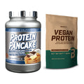 Protein-Frühstücks-Set: Scitec Protein Pancake + BioTech Vegan Protein – alle enthaltenen Artikel