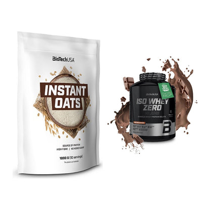 Protein-Frühstücks-Set: BioTech Instant Oats + BioTech Iso Whey Zero – alle enthaltenen Artikel