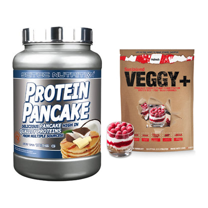 Protein-Frühstücks-Set: Scitec Protein + Sinob VEGGY + VEGAN – alle enthaltenen Artikel