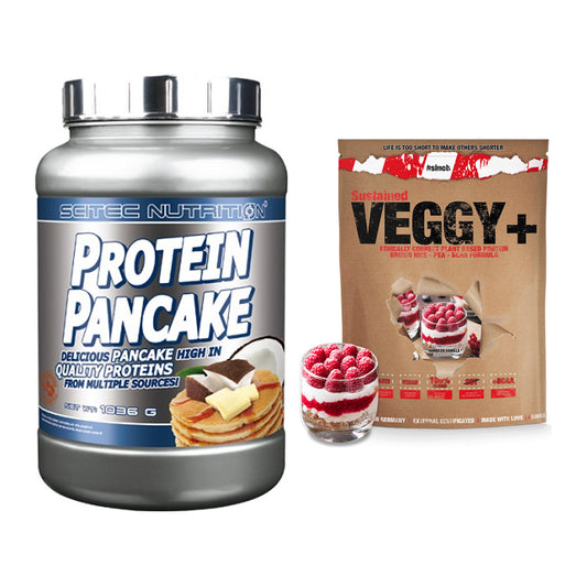 Protein-Frühstücks-Set: Scitec Protein + Sinob VEGGY + VEGAN – alle enthaltenen Artikel