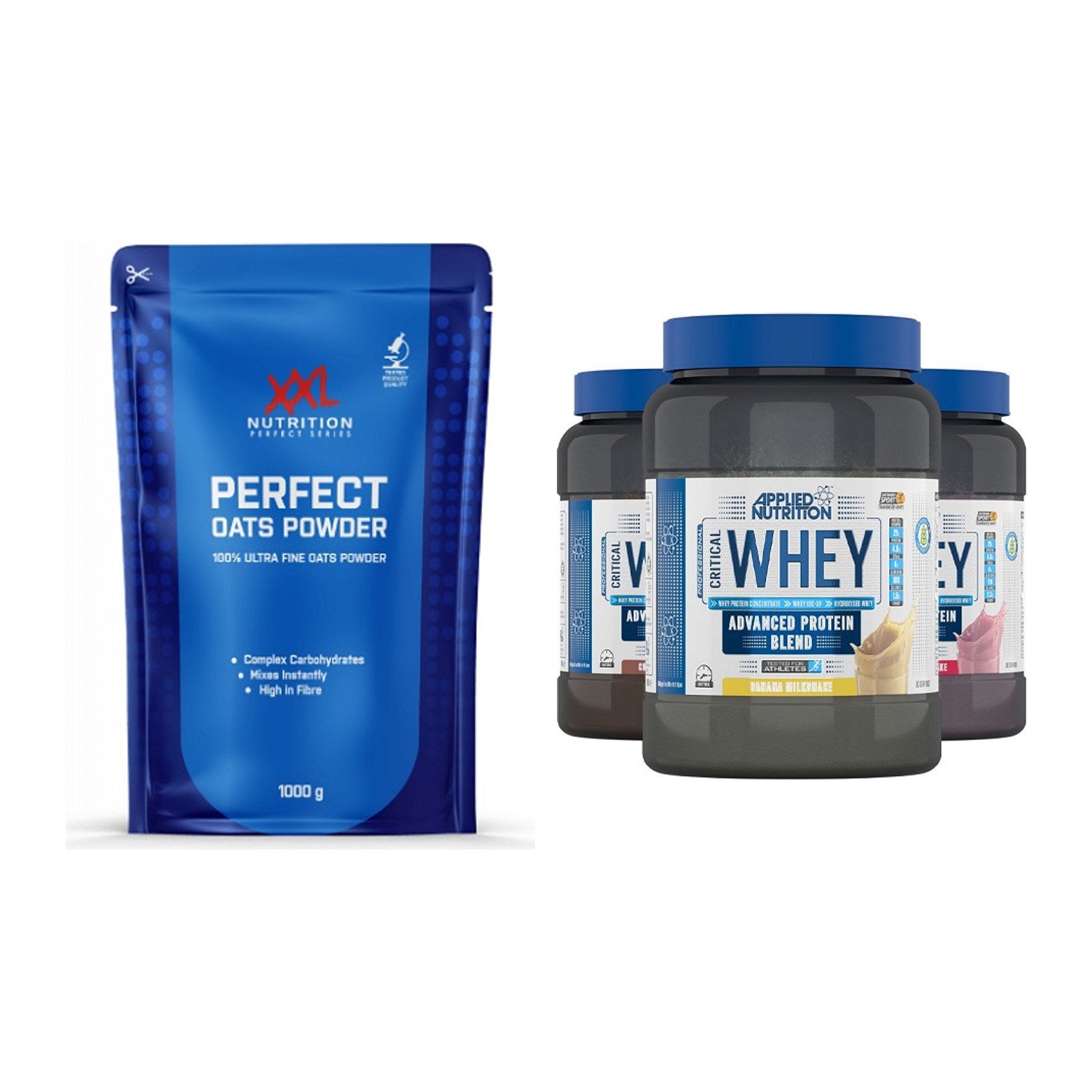 Protein-Frühstücks-Set: XXL Nutrition Perfect + Applied Nutrition – alle enthaltenen Artikel