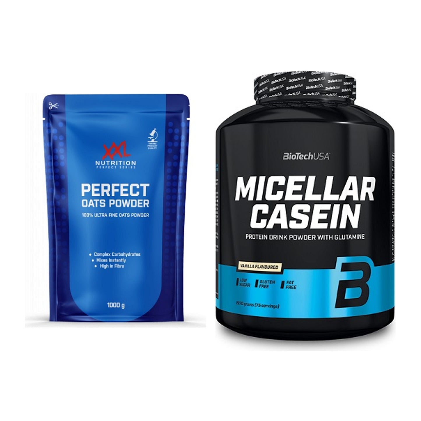 Protein-Frühstücks-Set: XXL Nutrition Perfect + BioTech Micellar – alle enthaltenen Artikel