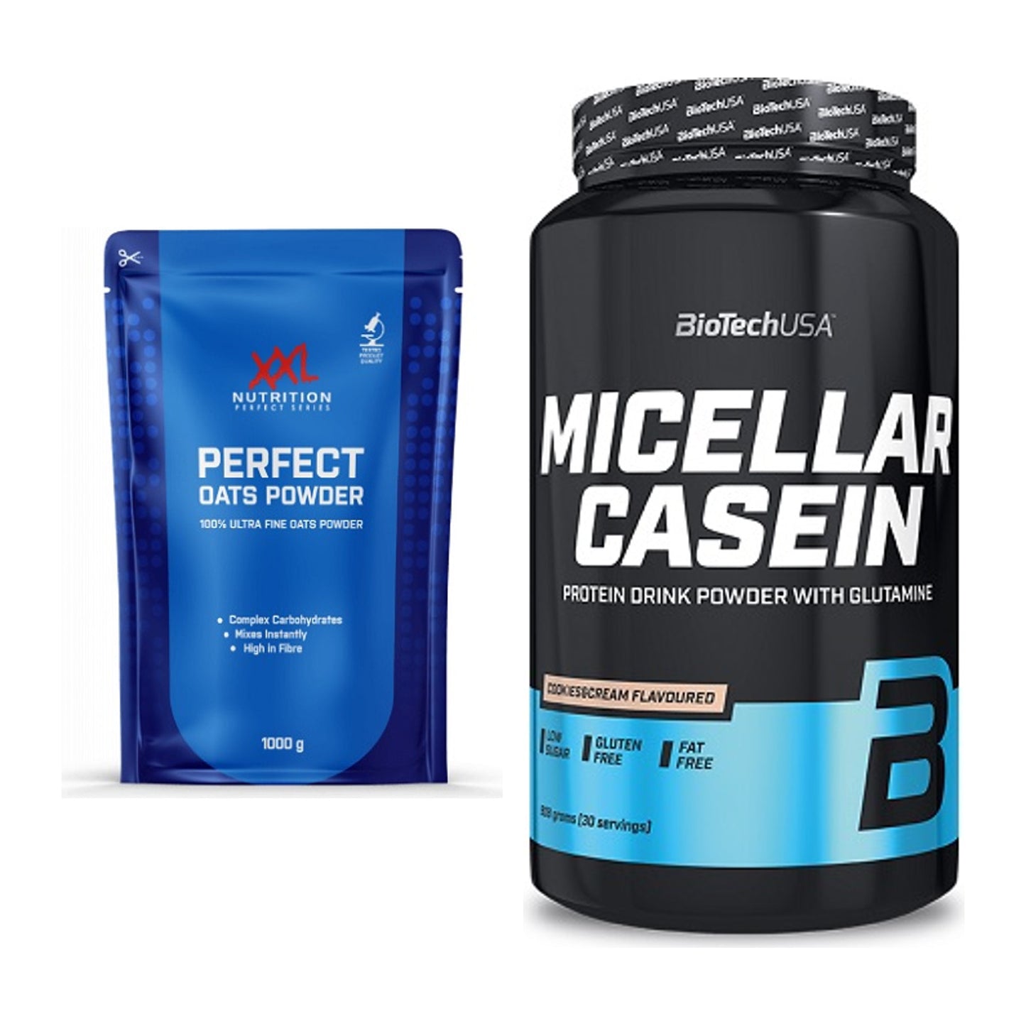 Protein-Frühstücks-Set: XXL Nutrition Perfect + BioTech Micellar – alle enthaltenen Artikel