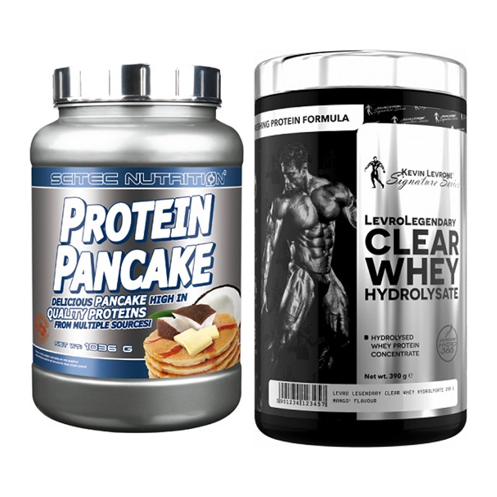 Protein-Frühstücks-Set: Scitec Protein + Kevin Levrone Clear – alle enthaltenen Artikel