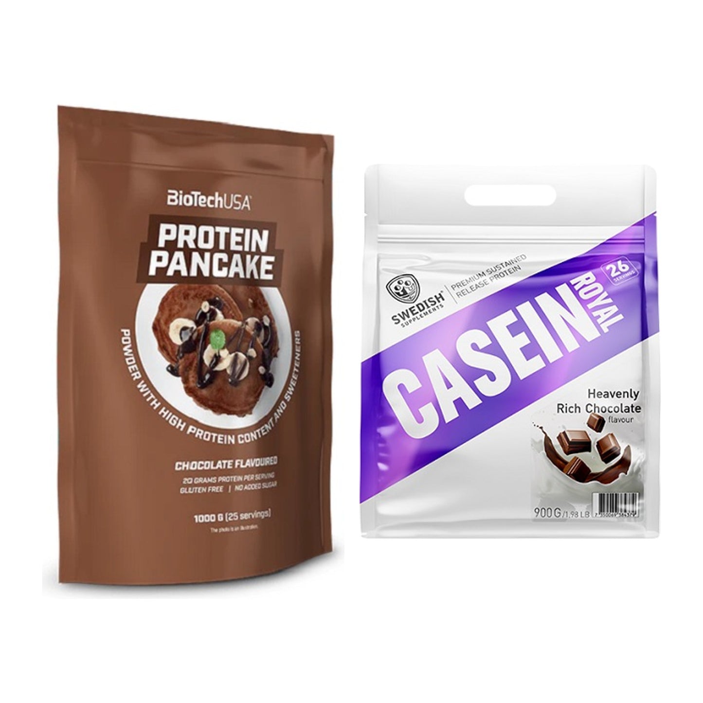 Protein-Frühstücks-Set: BioTech Protein + Swedish Supplements – alle enthaltenen Artikel