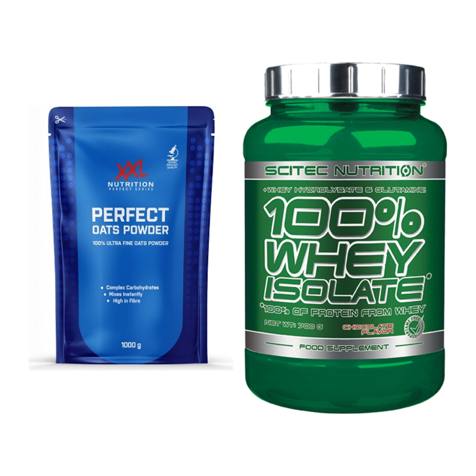 Protein-Frühstücks-Set: XXL Nutrition Perfect + Scitec Whey Isolate – alle enthaltenen Artikel