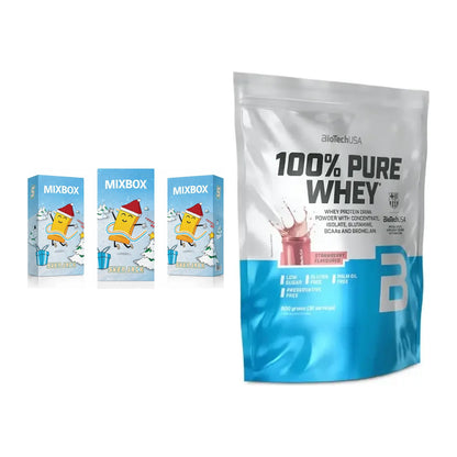 Protein-Frühstücks-Set: Sven Jack MIXBOX + BioTech 100% Pure – alle enthaltenen Artikel