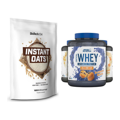 Protein-Frühstücks-Set: BioTech Instant Oats + Applied Nutrition – alle enthaltenen Artikel