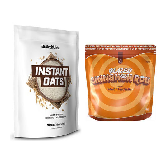 Protein-Frühstücks-Set: BioTech Instant Oats + Nanosupps Whey Protein – alle enthaltenen Artikel